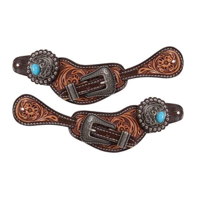 Leather Canyon Blue's Spur Strap