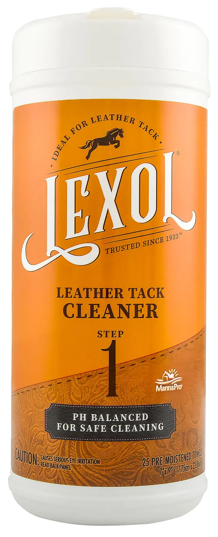 Lexol Leather Tack Wipes Cleaner~ Step 1