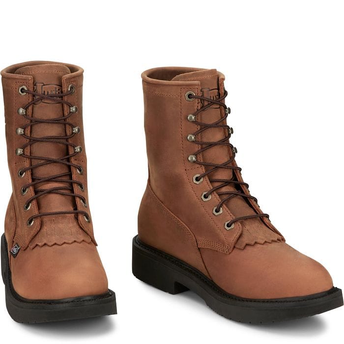 Livestock 8" Lace-Up Work Boots - Image 2