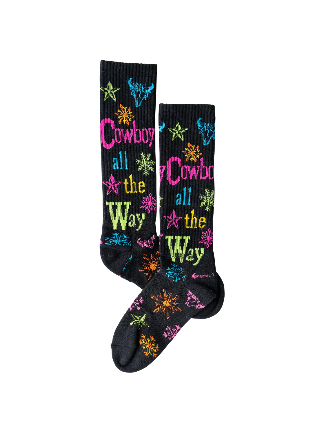Lucky Chuck Socks ~ Cowboy All The Way - Image 2