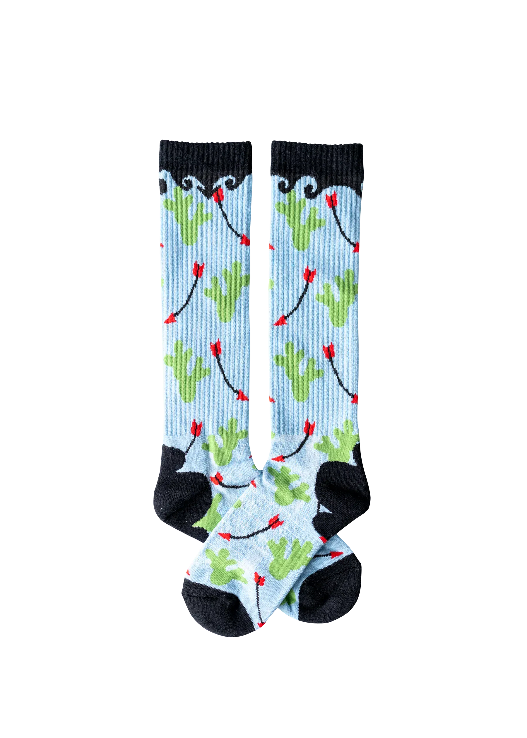 Lucky Chuck Socks ~ Cowboy Compass - Image 2