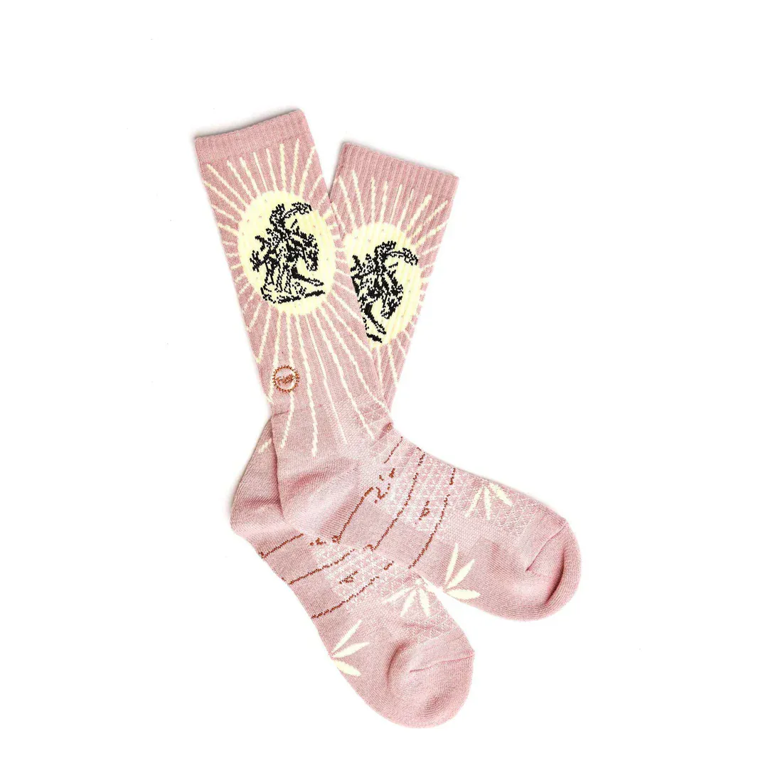Lucky Chuck Socks ~ Fringe Bucking Dust - Image 2