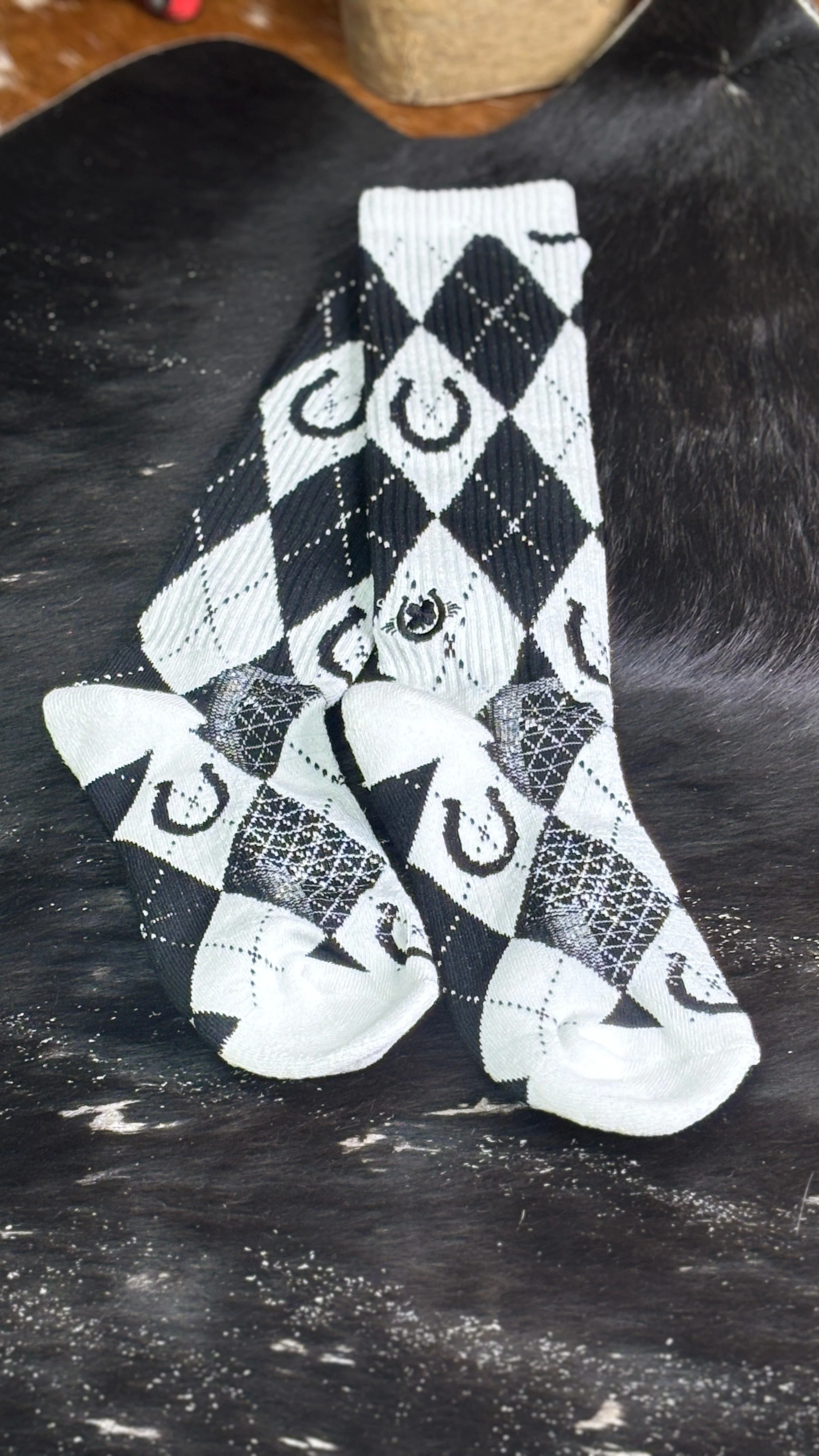 Lucky Chuck Socks ~ Lucky Argyle