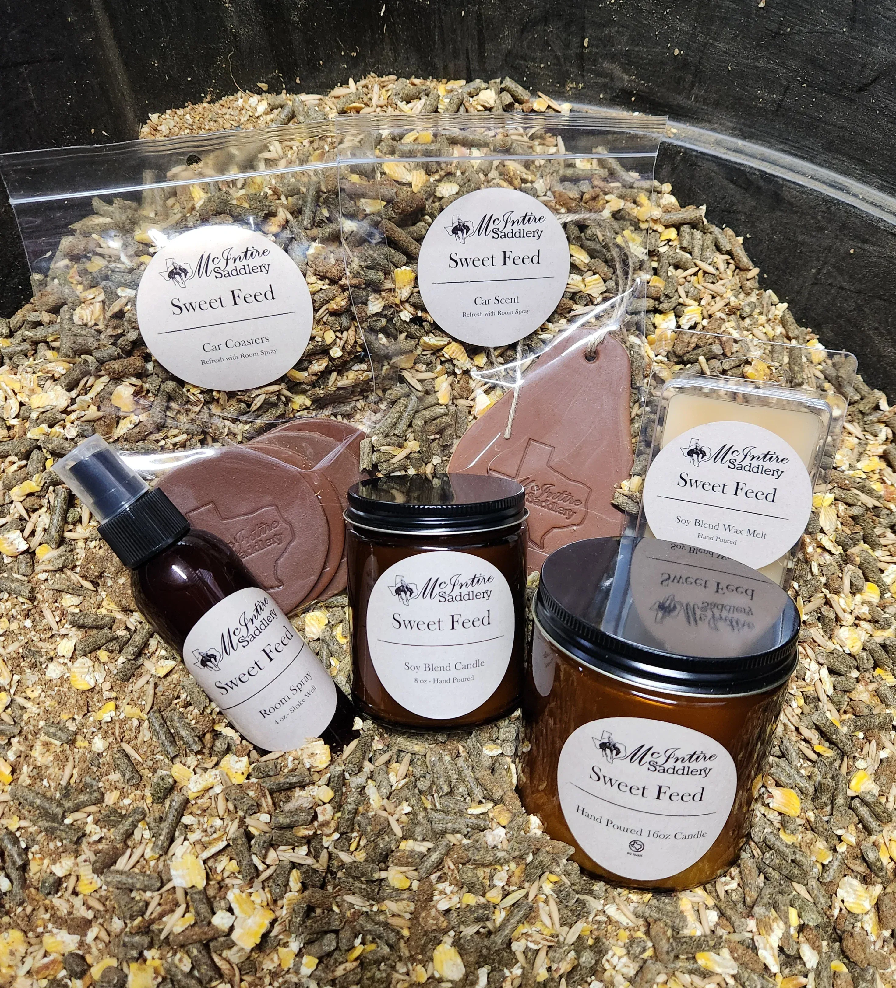 McIntire Saddlery Candles ~ Sweet Feed
