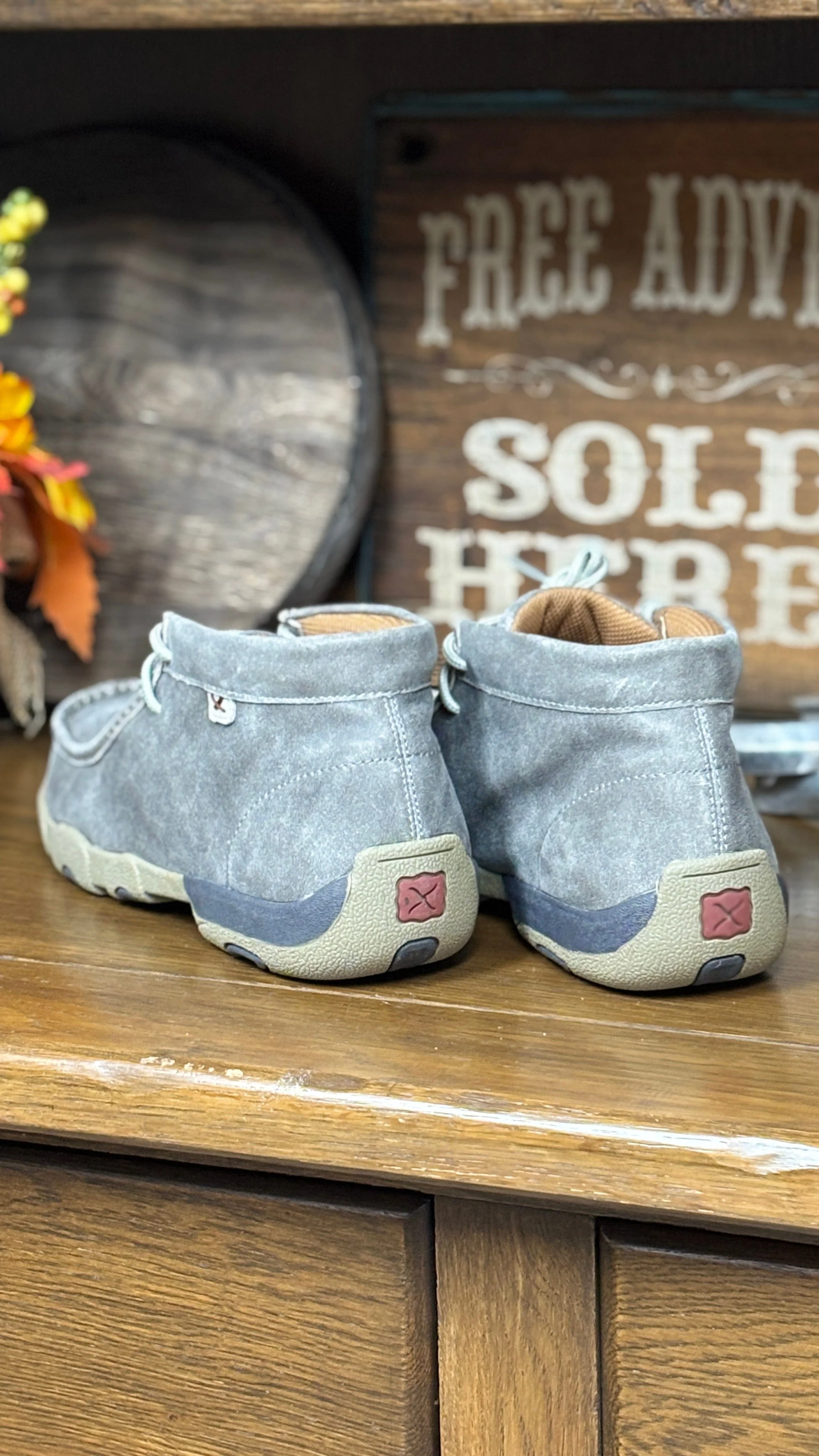 Men's Chukka Driving Moc ~ Grey - Image 2