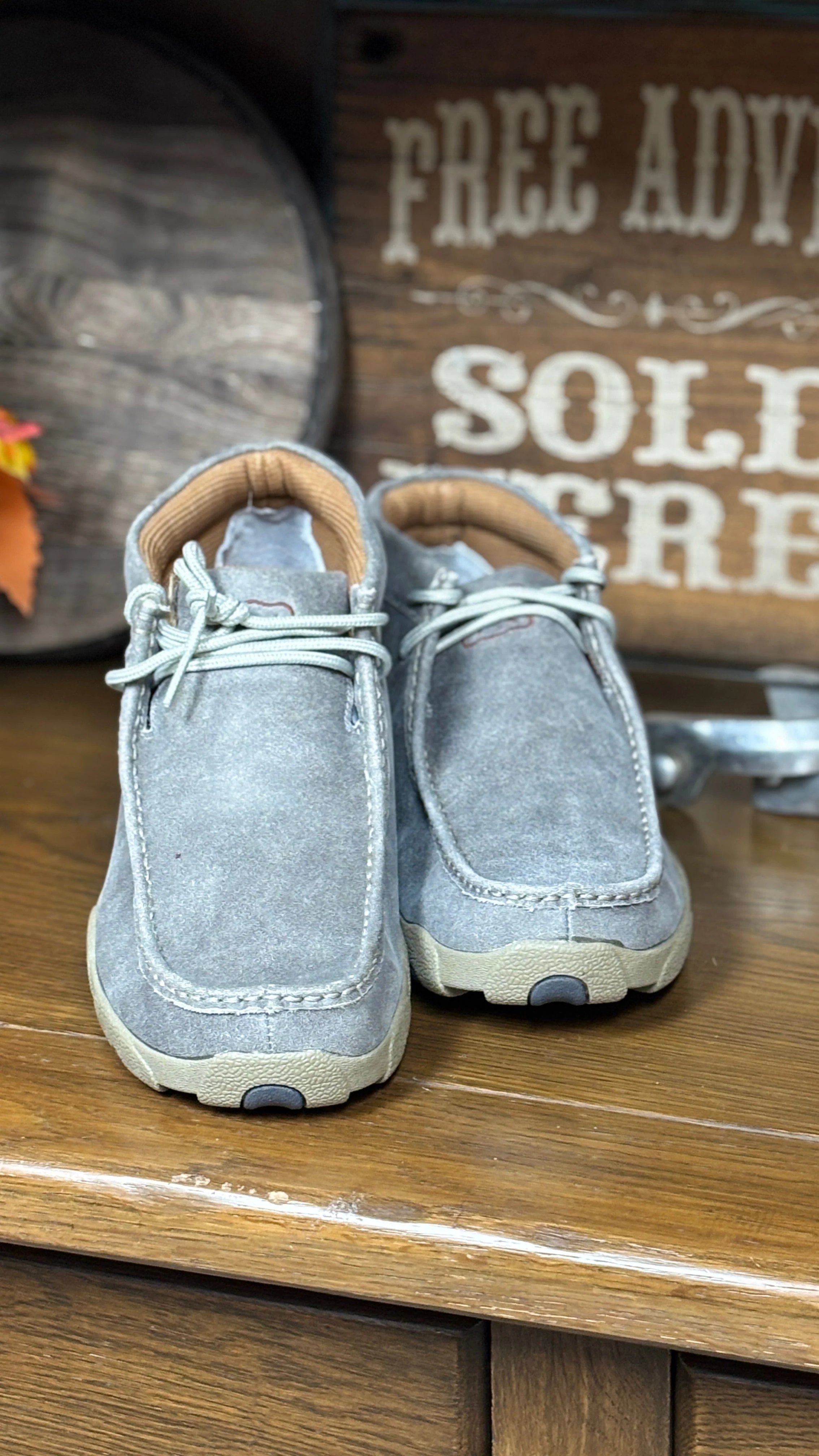 Men's Chukka Driving Moc ~ Grey - Image 4