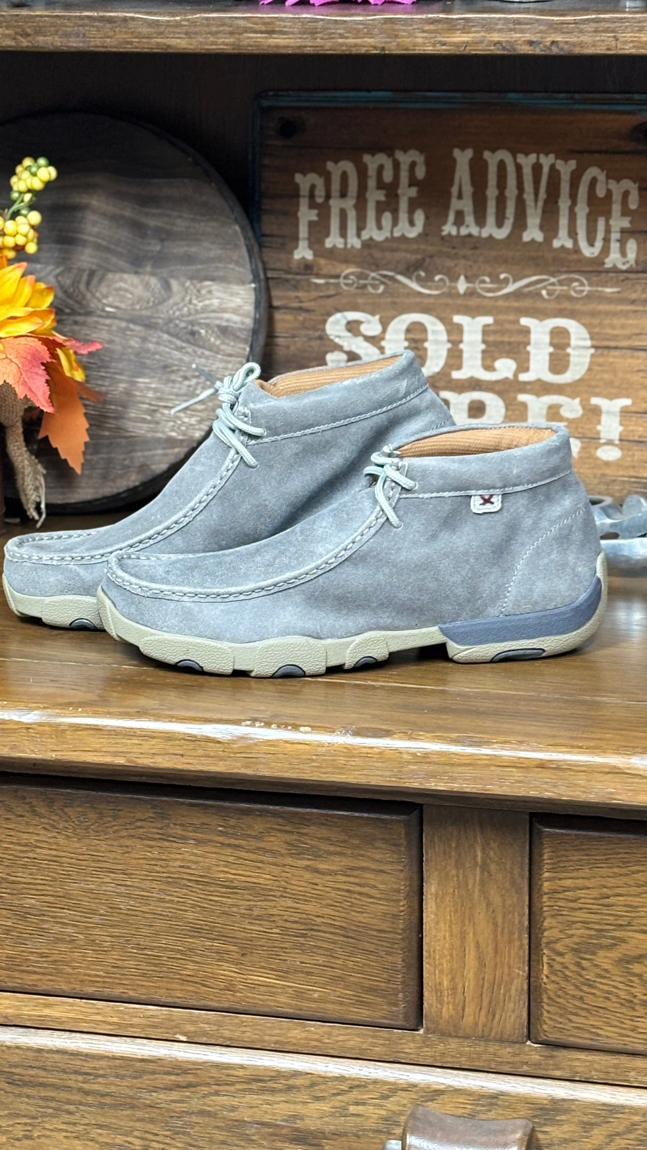 Men's Chukka Driving Moc ~ Grey - Image 5