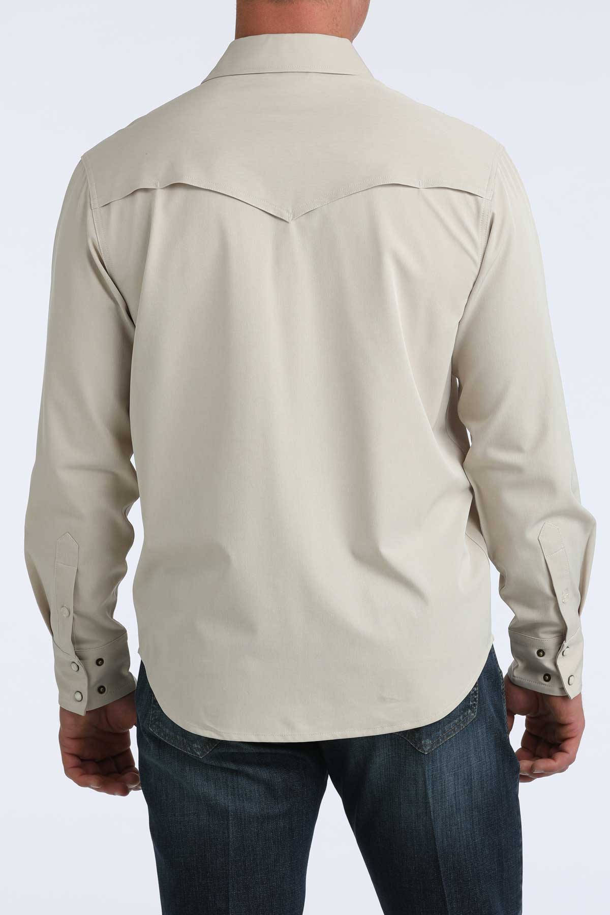 Men's Cinch Camp Shirt ~ Khaki - Image 2