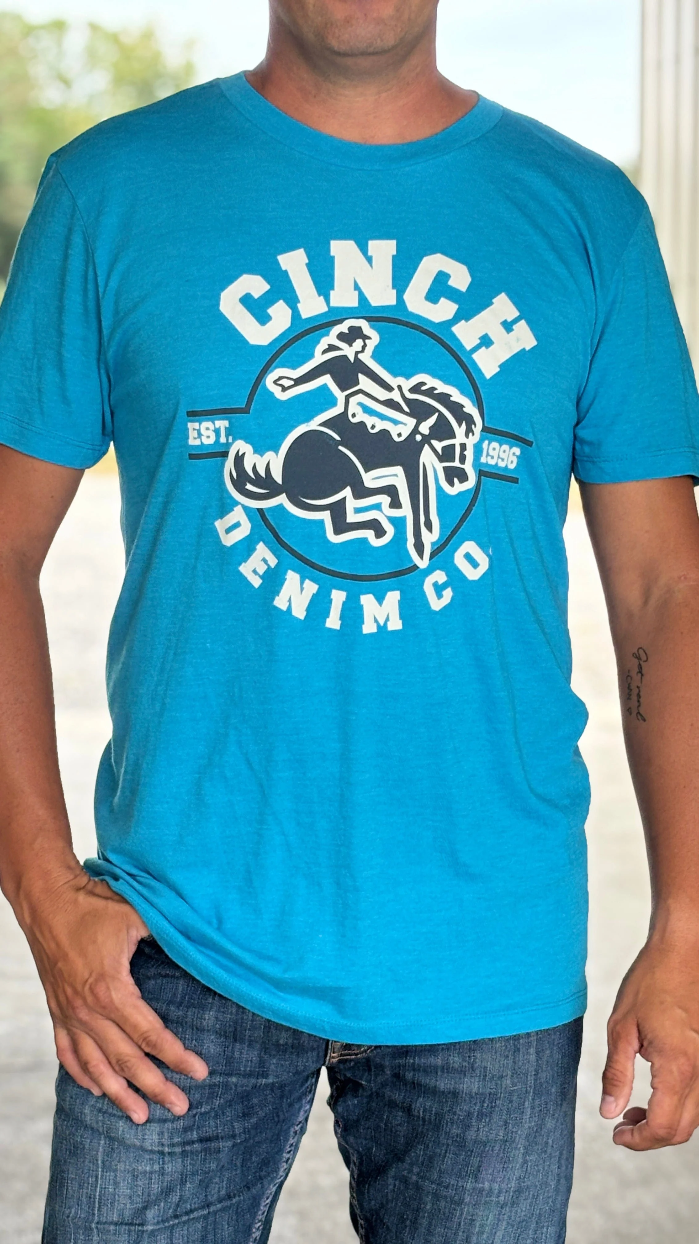Men's Cinch Classic Tee ~ Blue