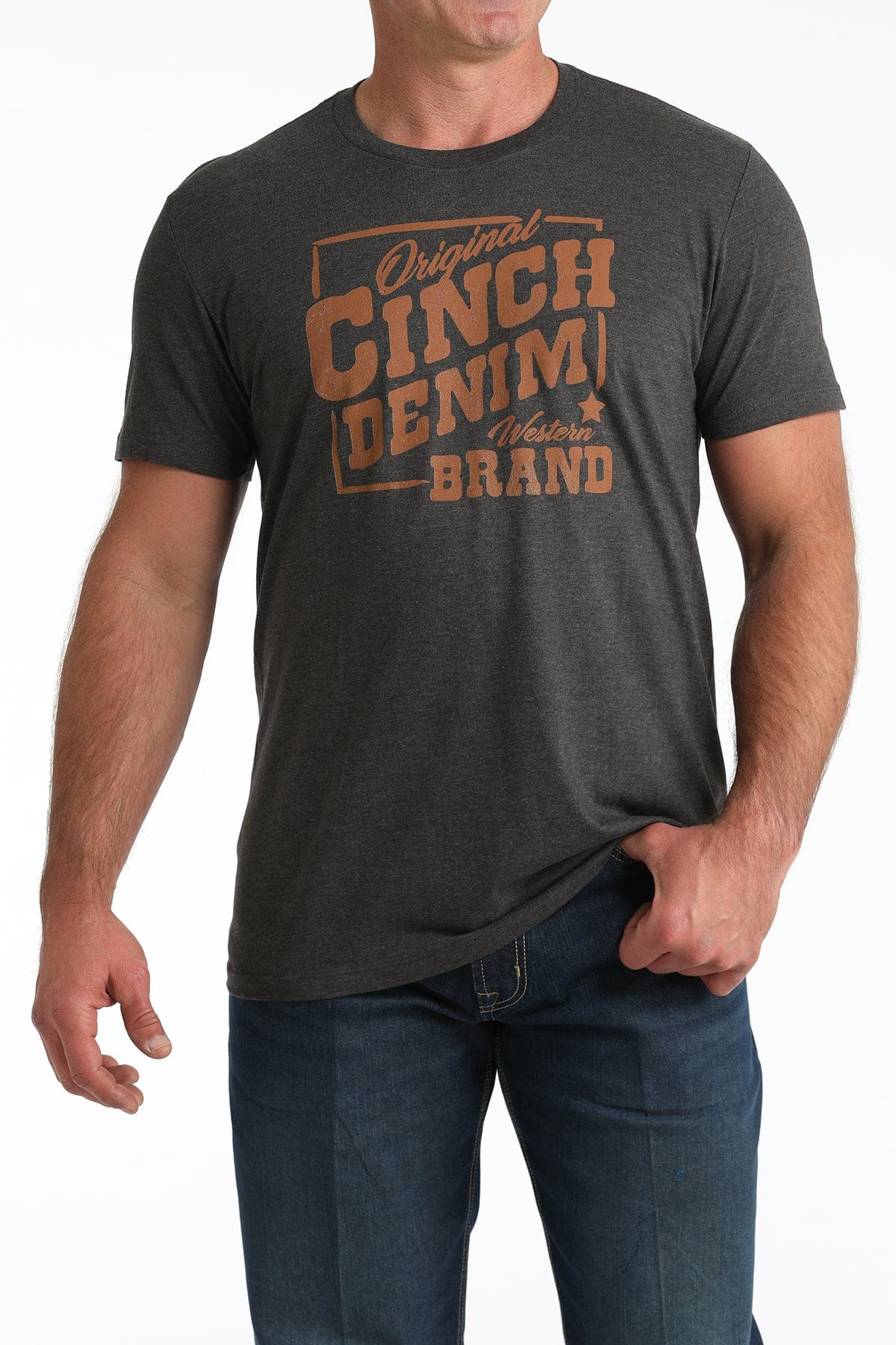 Men's Cinch Classic Tee ~ Charcoal