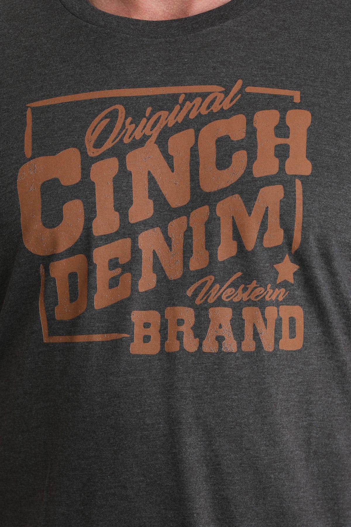 Men's Cinch Classic Tee ~ Charcoal - Image 2