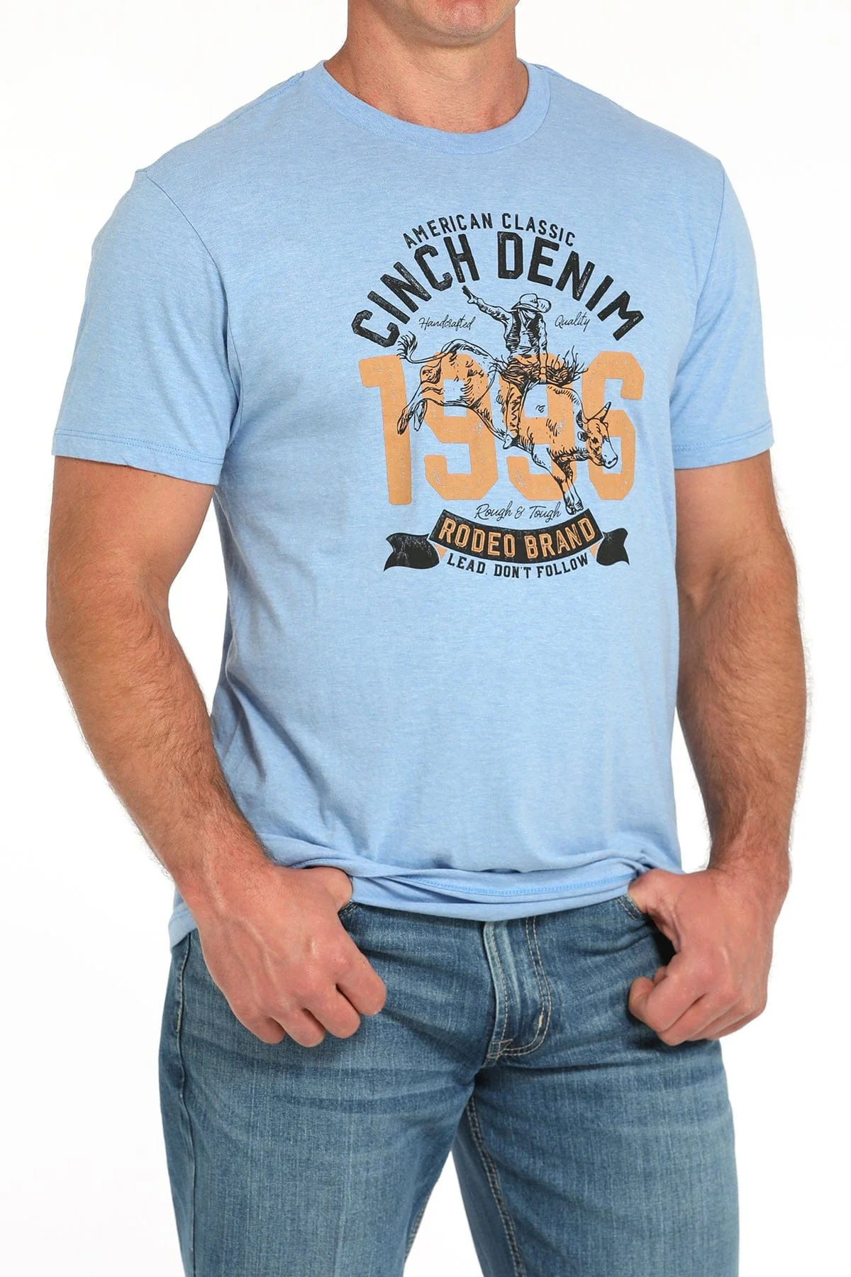 Men's Cinch Western Tee ~ Blue