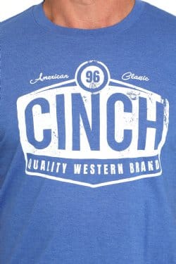 Men's Cinch Western Tee ~ Royal - Image 2