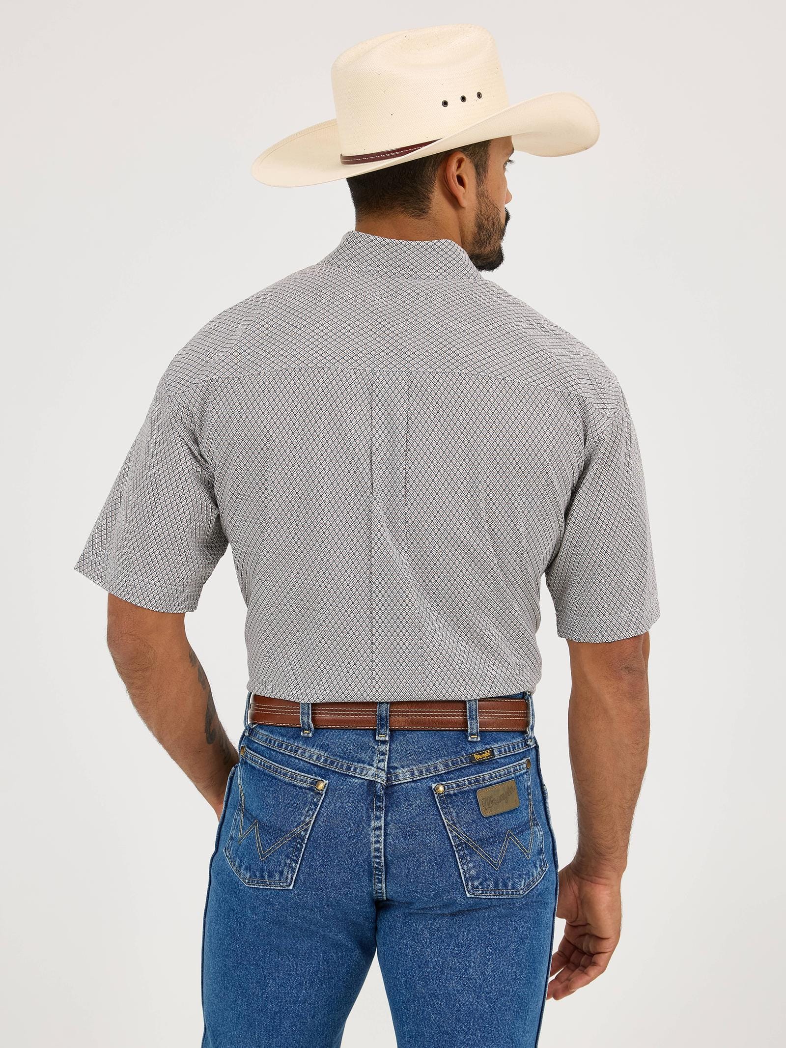 Men's George Strait Shirt ~ Gray - Image 2