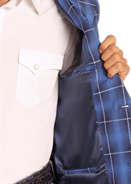 Men's Plaid Blazer by Rock & Roll - Image 2
