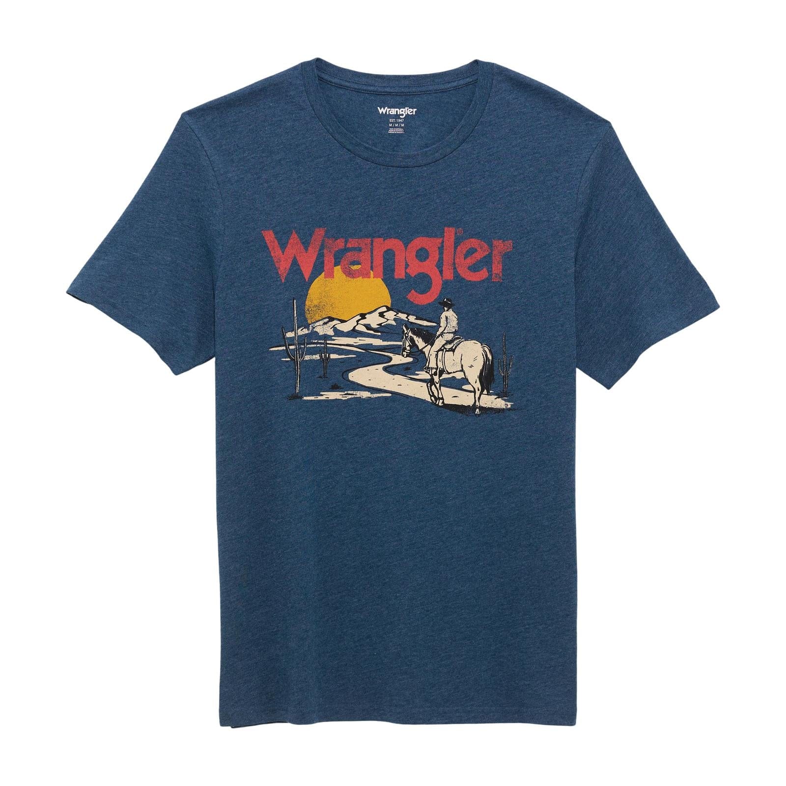 Men's Wrangler Tee ~ Gibraltar Sea Heather - Image 2