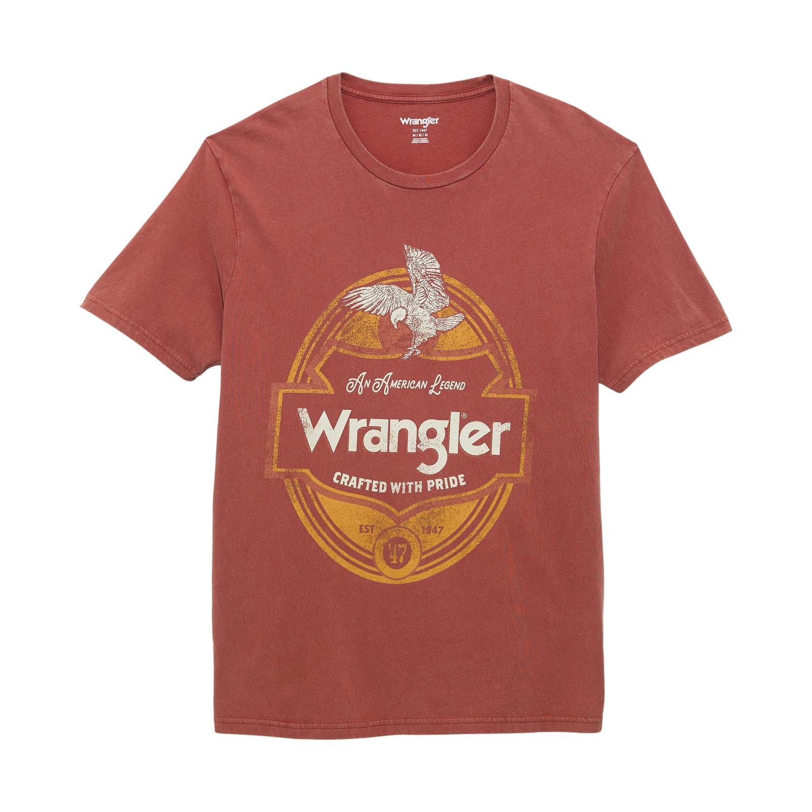 Men's Wrangler Tee ~ Marsala - Image 2