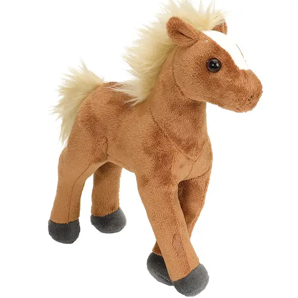 Mini Brown Foal Standing 8" Stuffed Animal