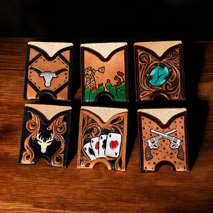Mini Leather Credit Card Wallet