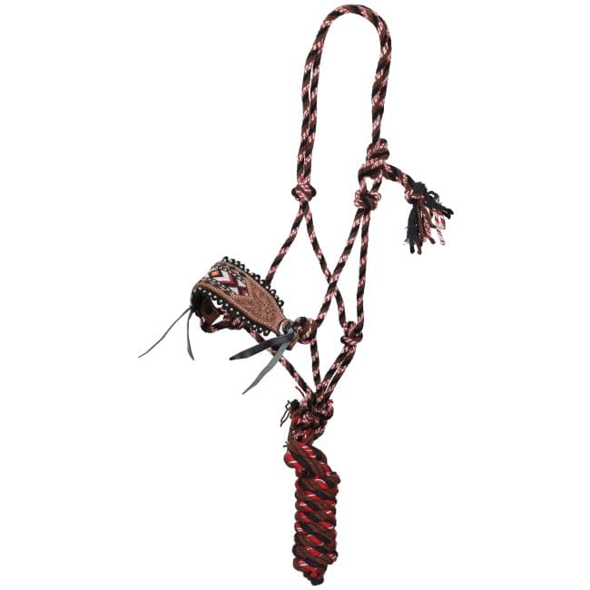 Mohair Cowboy Knot Halter ~ Crimson Mesa