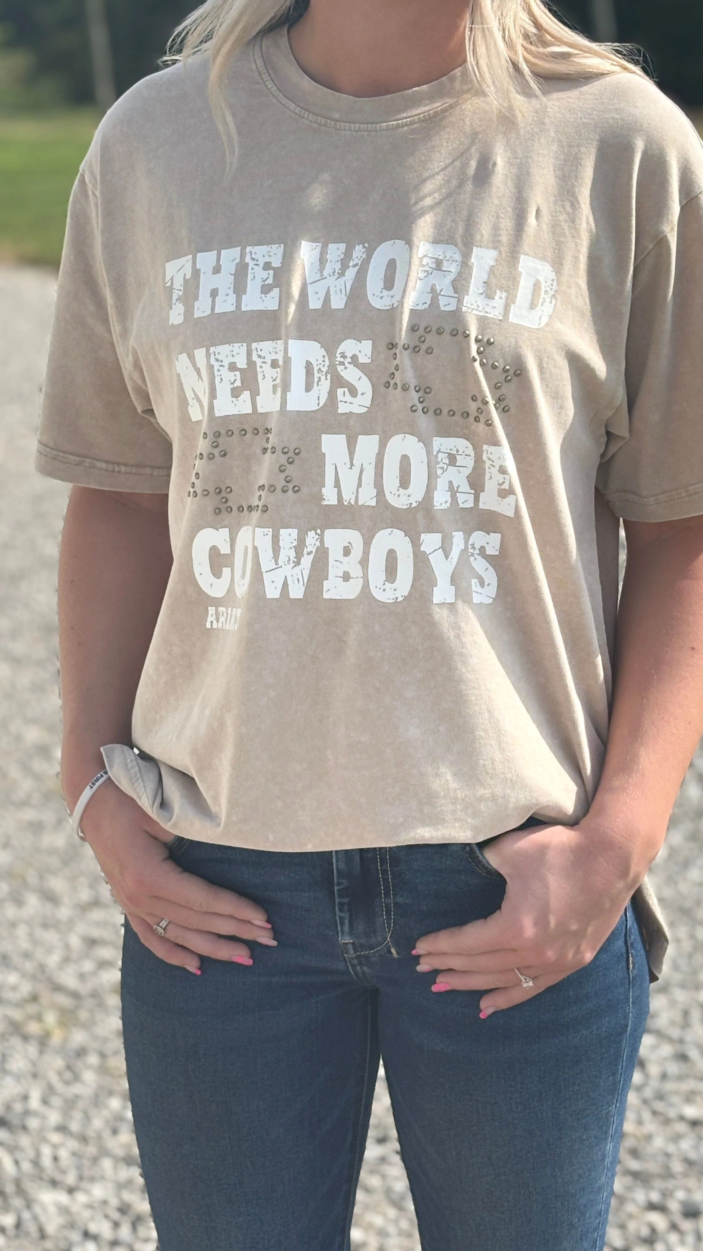 More Cowboys Tee by Ariat
