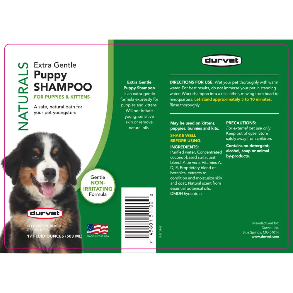 Naturals Extra Gentle Puppy Shampoo - Image 2