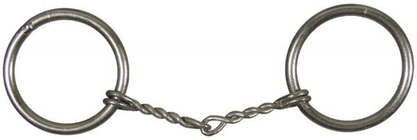 Nickel Plated O-Ring Snaffle Bit