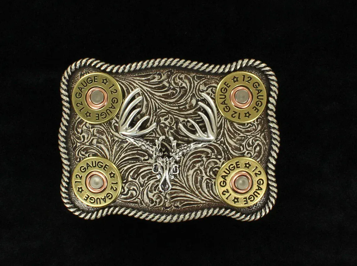Nocona Belt Buckle ~ Shotgun Shell