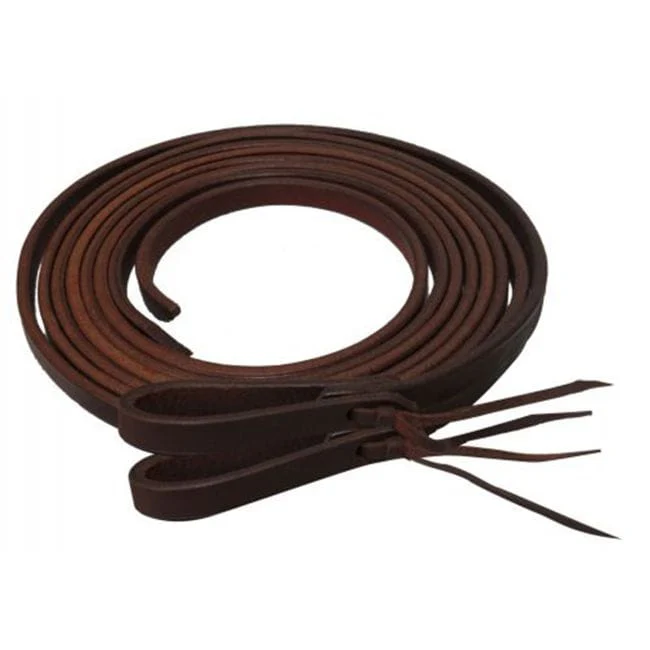 Oiled Harness Leather Split Reins ~ 3/4"