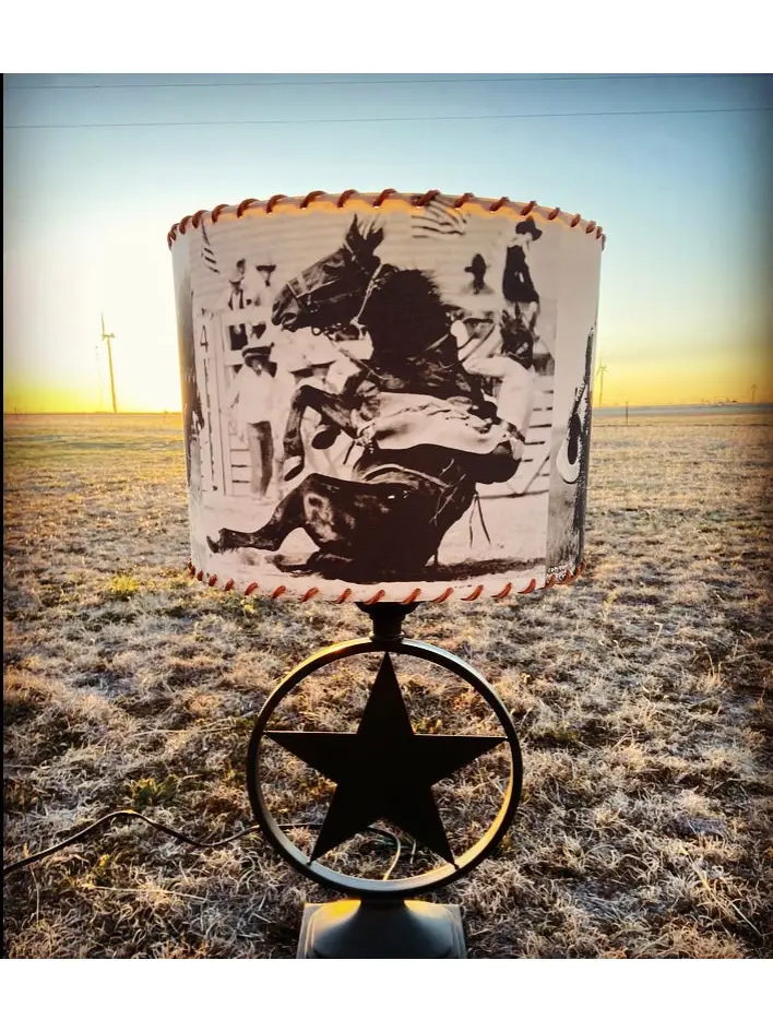 Old West Cowgirls Lampshade - Image 4