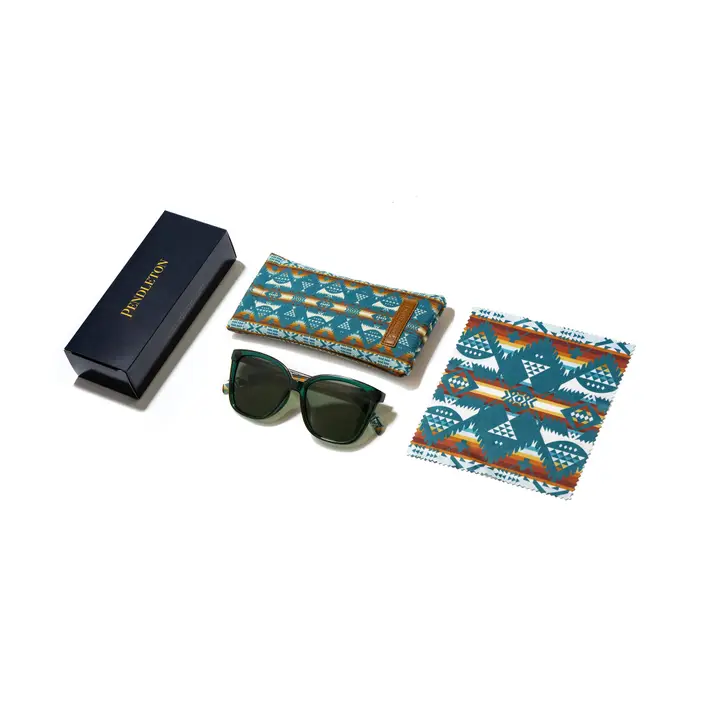 Pendleton Sunglasses - Rylahn: Teal Crystal / Nehalem - Image 3