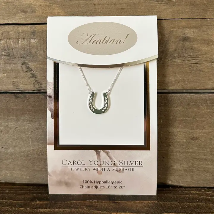 Petite Single Horseshoe/ Necklace Arabian Lovers