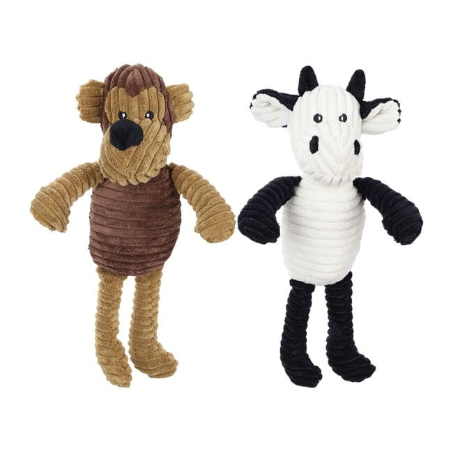 Plush Dog Toy with Squeakers