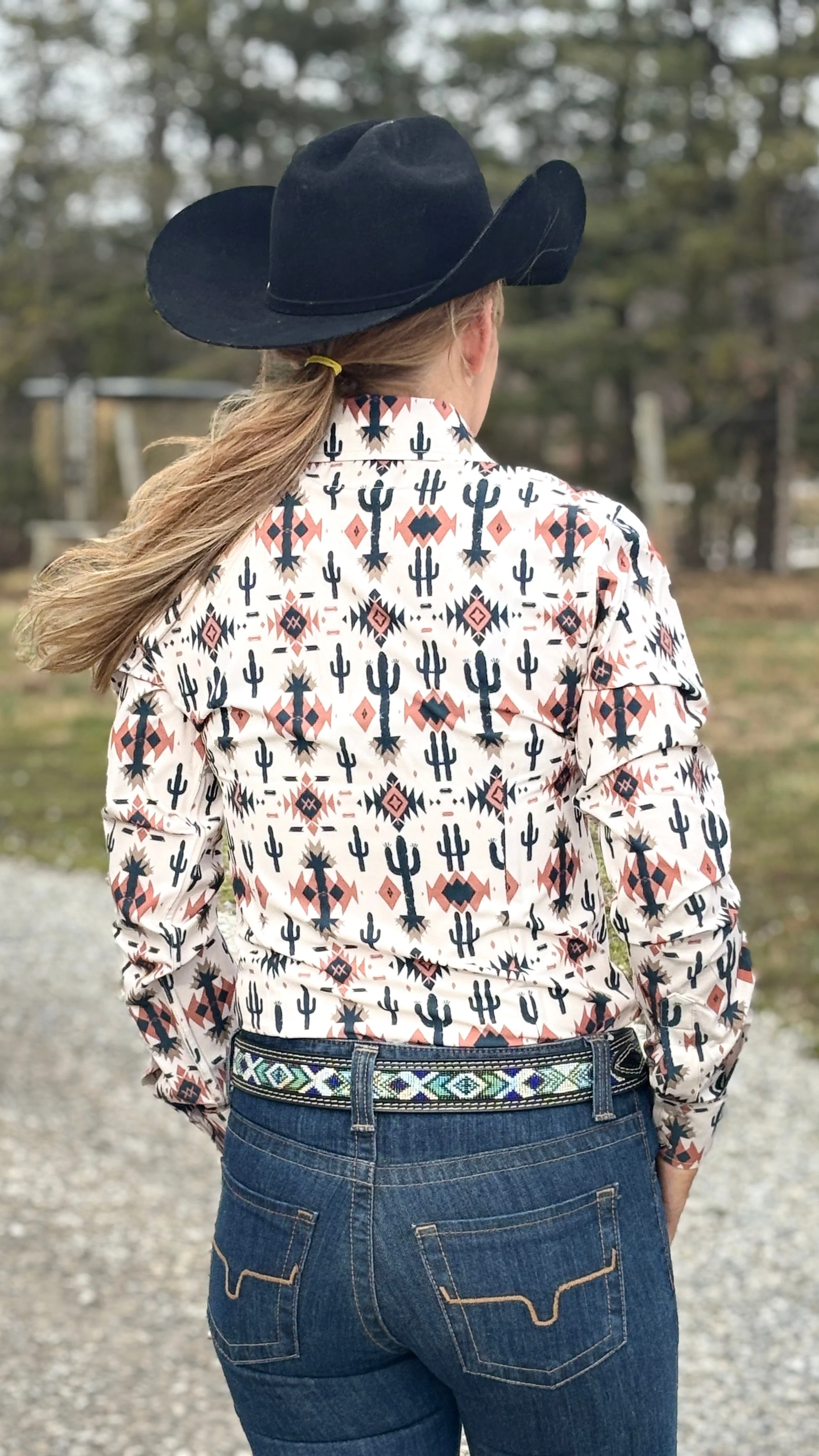 Prickly Charm Easy Care Button Up - Image 3
