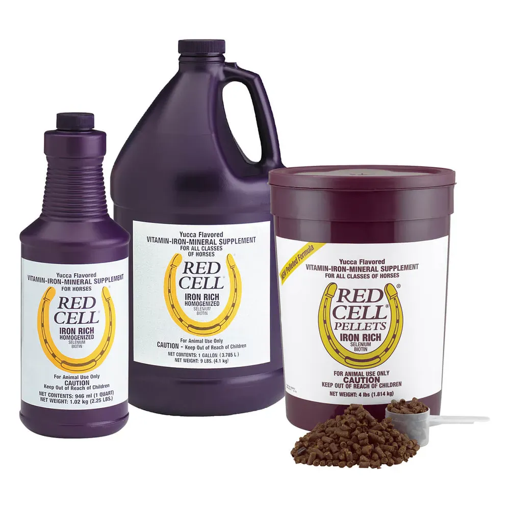 Red Cell Vitamin-Iron-Mineral Supplement for Horses