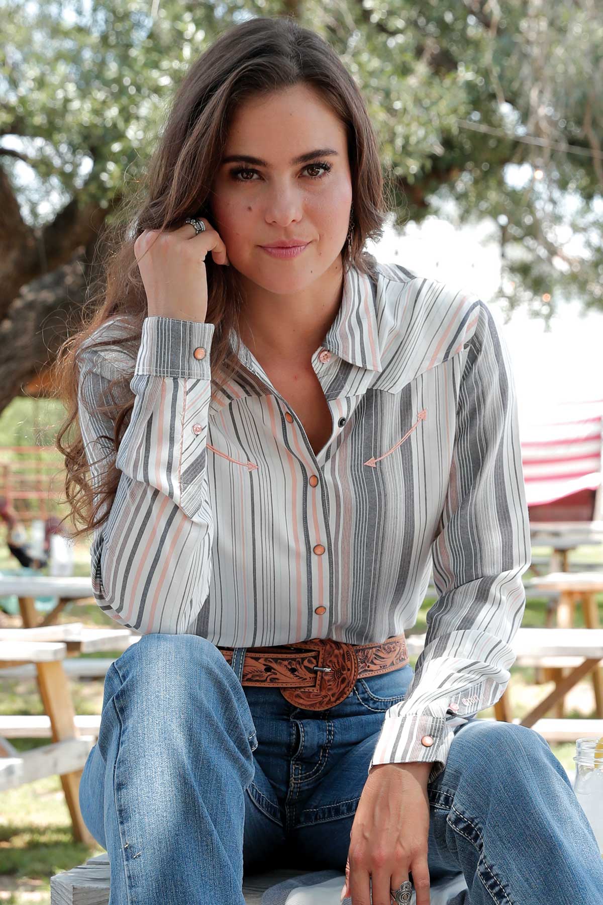 Retro Striped Shirt by Cruel Girl - Image 2