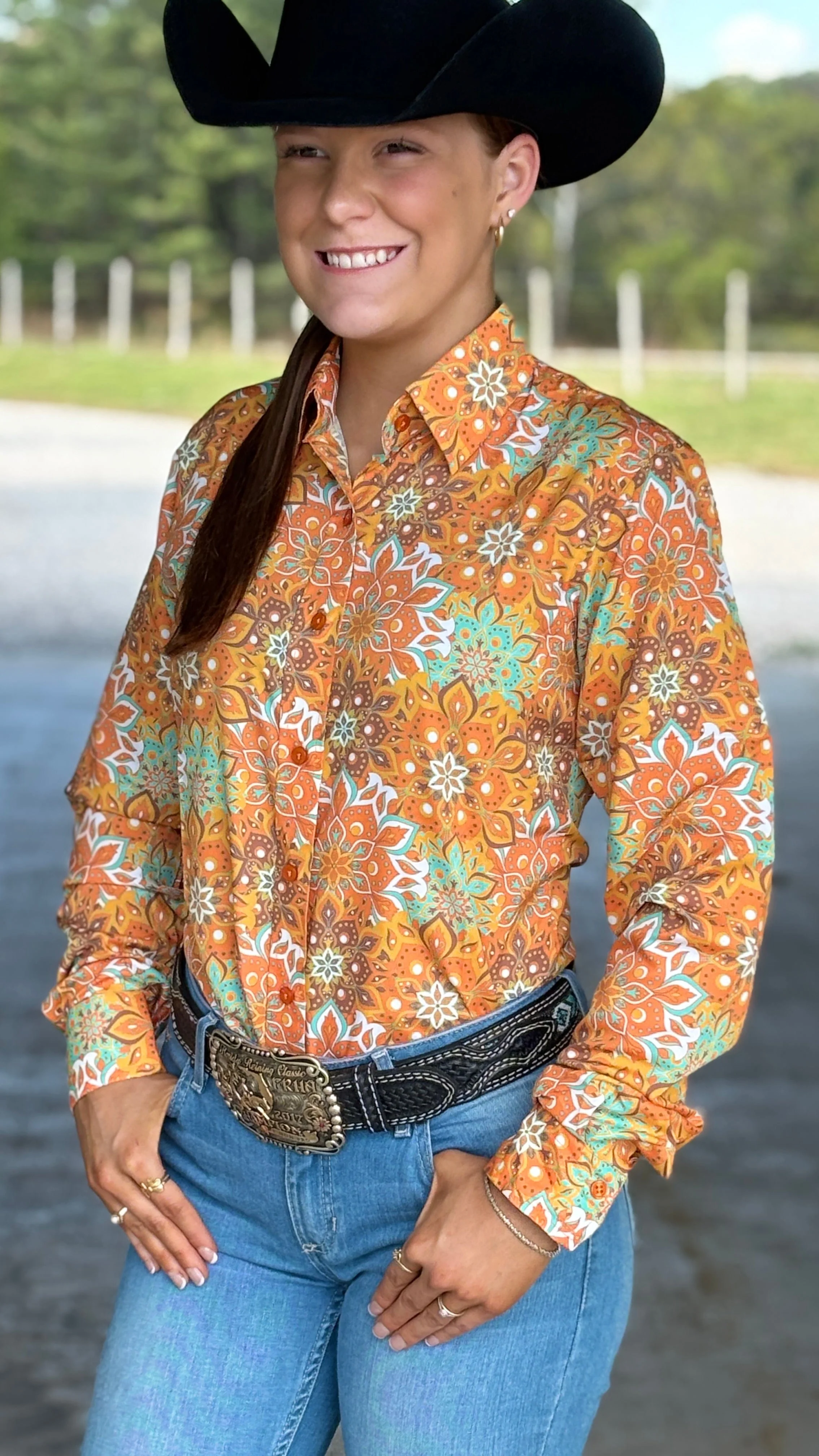 RHC Easy Care Show Shirt ~ Orange