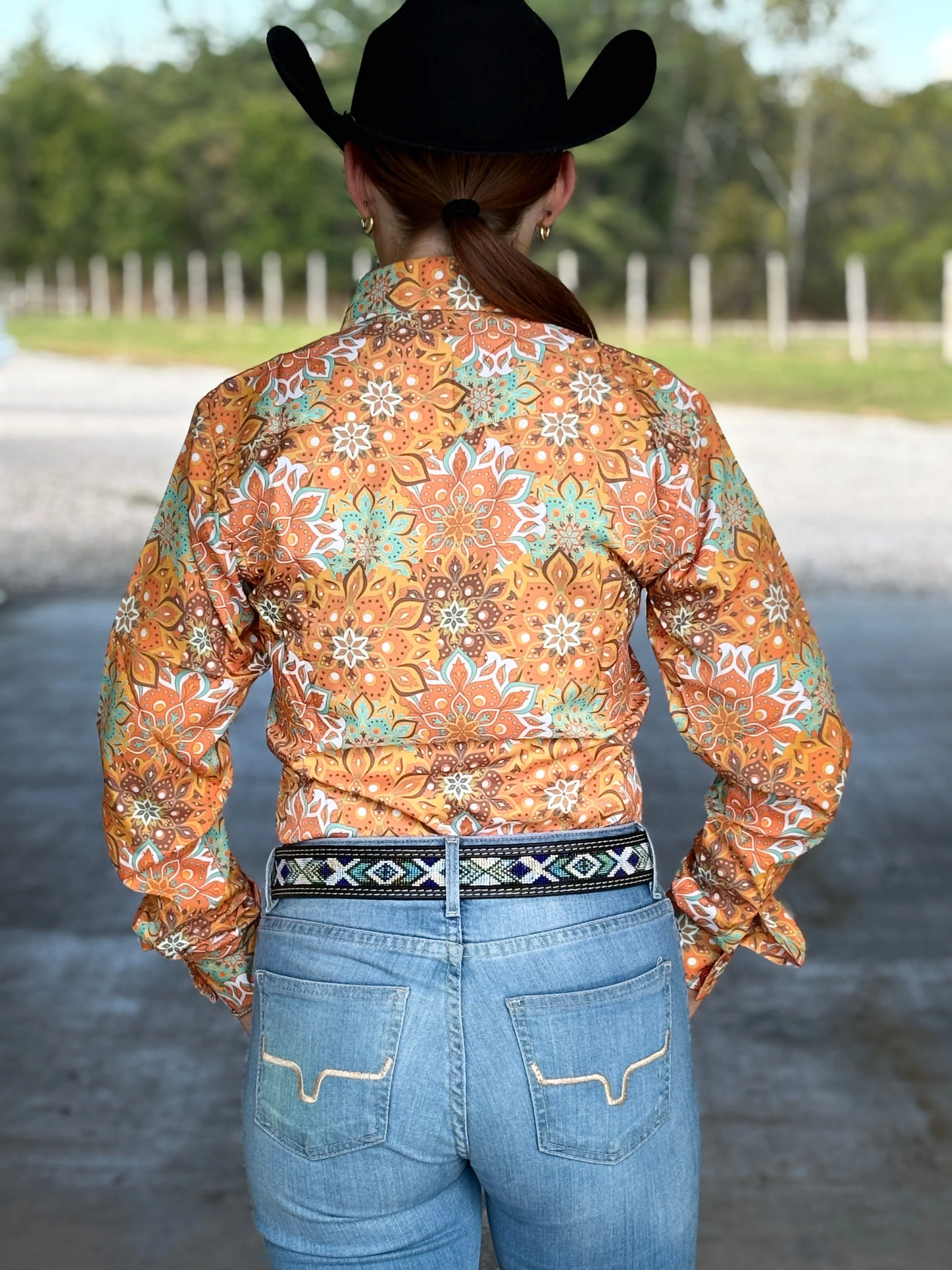 RHC Easy Care Show Shirt ~ Orange - Image 3