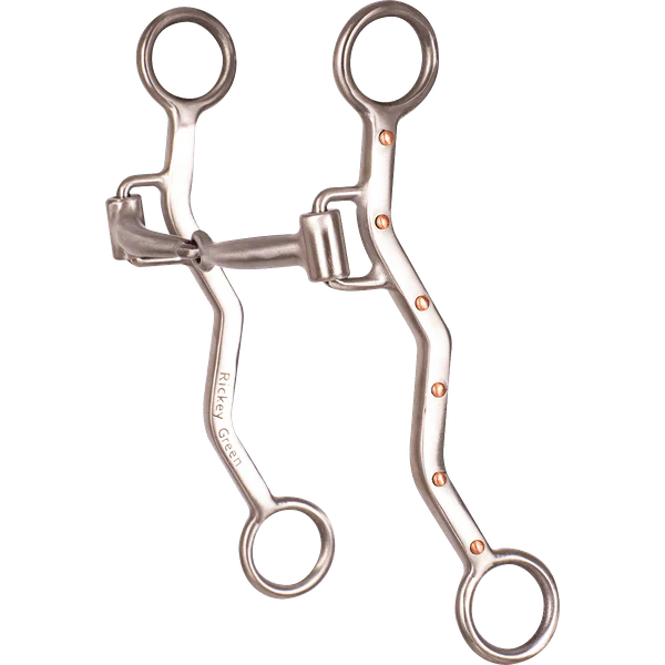Rickey Green Bit~Smooth Snaffle
