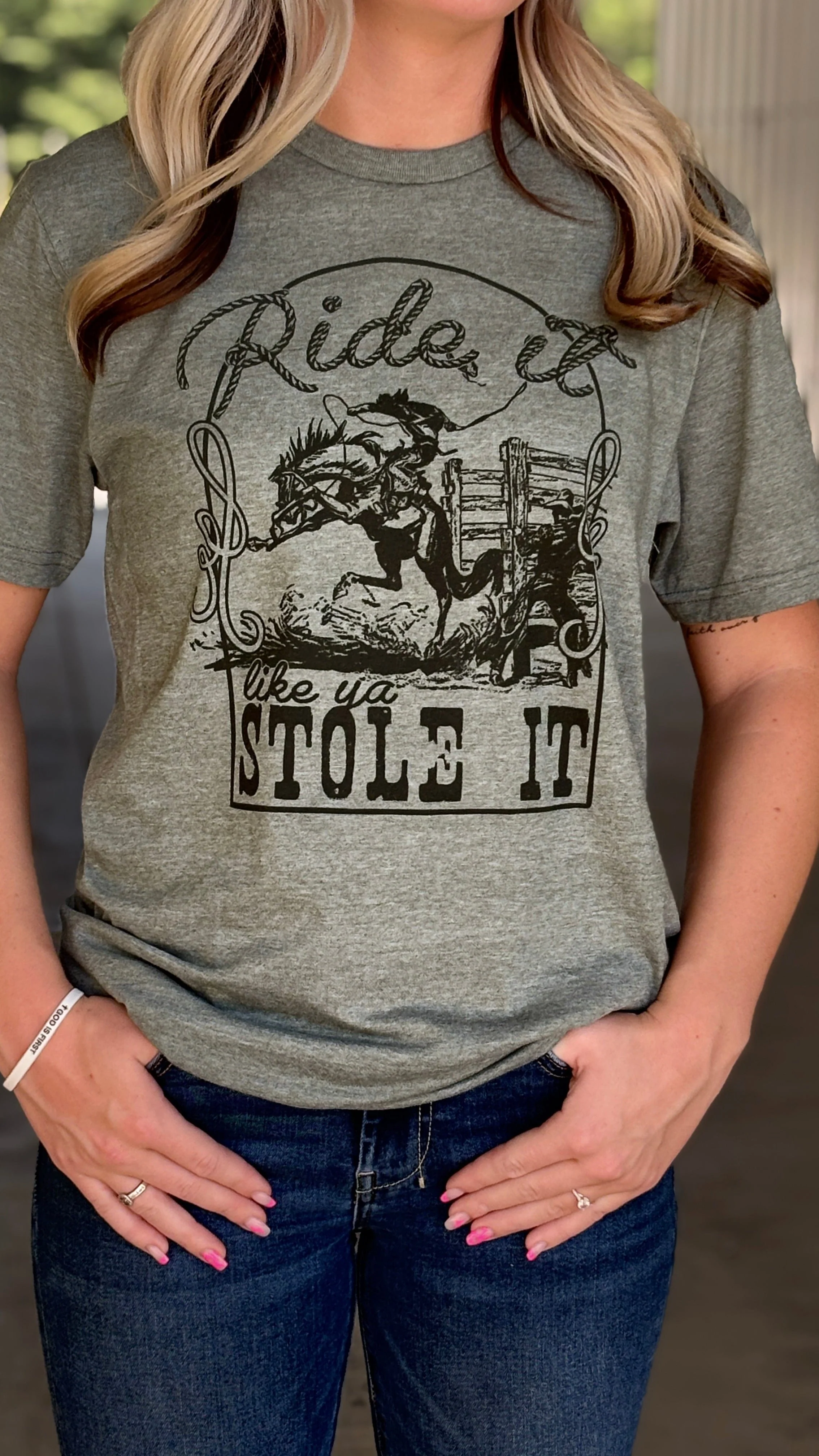 Ride It Like You Stole It Tee