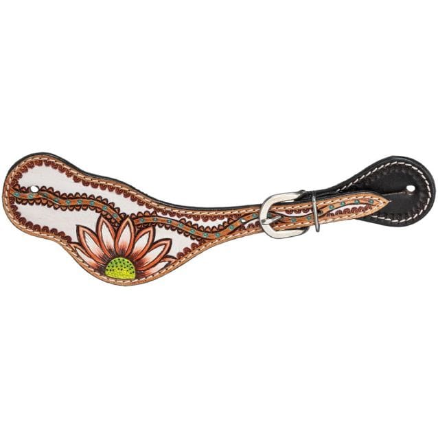 Royal King Coral Flower Spur Strap