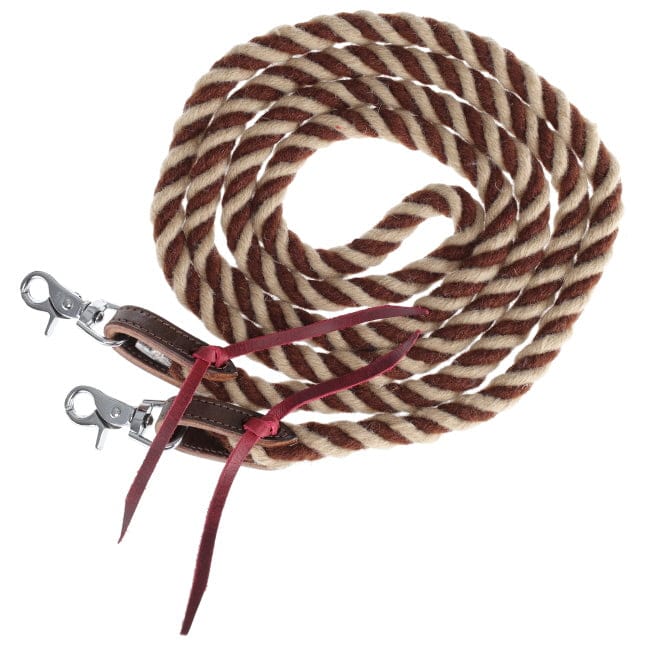 Rustic Mocha Mohair Contest Reins