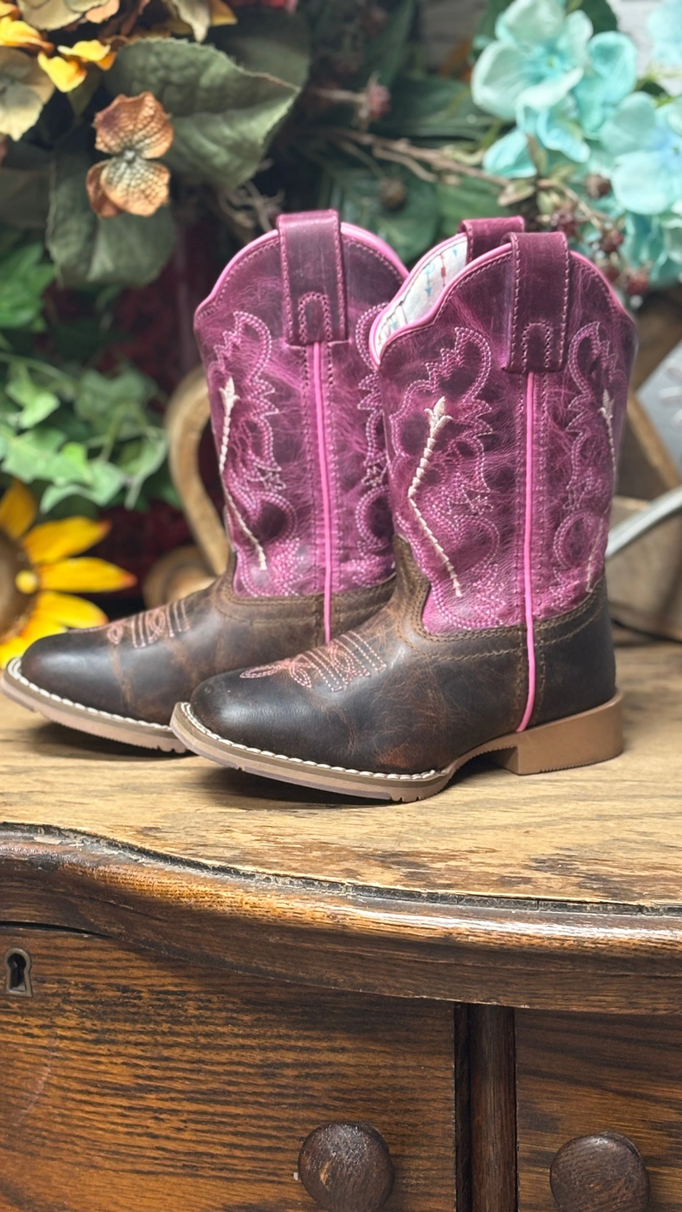 Salina Boots by Dan Post ~ Pink