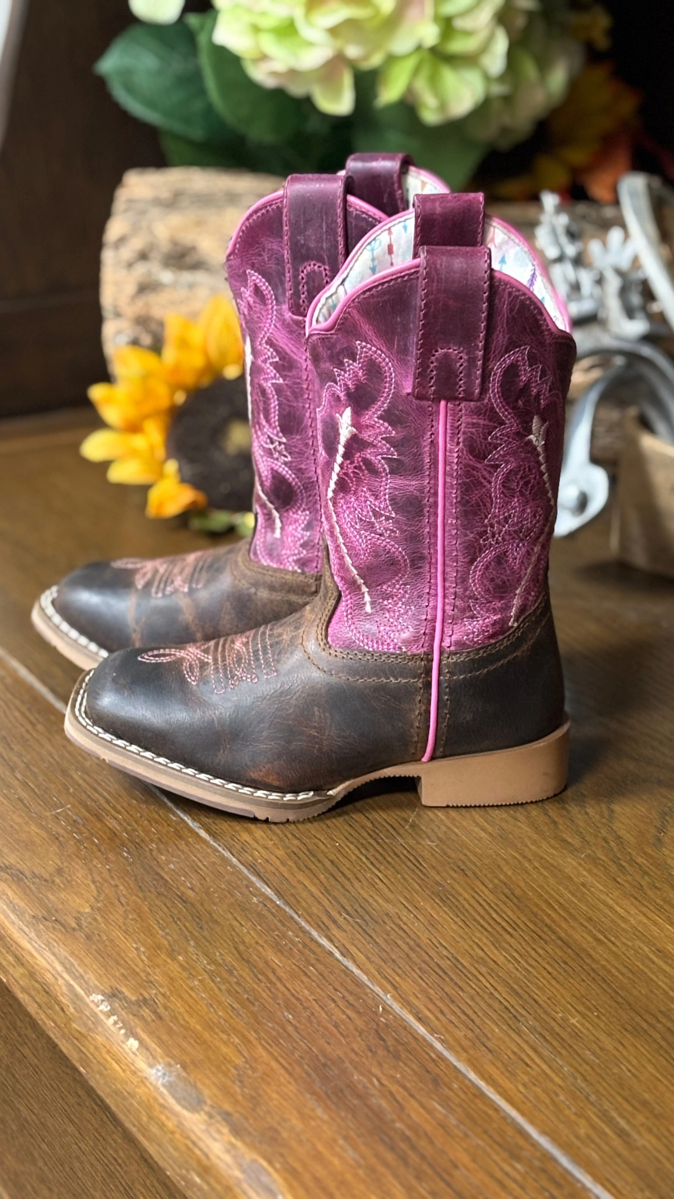 Salina Boots by Dan Post ~ Pink - Image 3