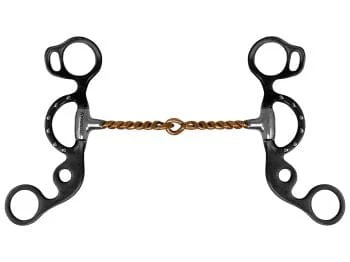 Short Shank Twisted Copper Wire Snaffle