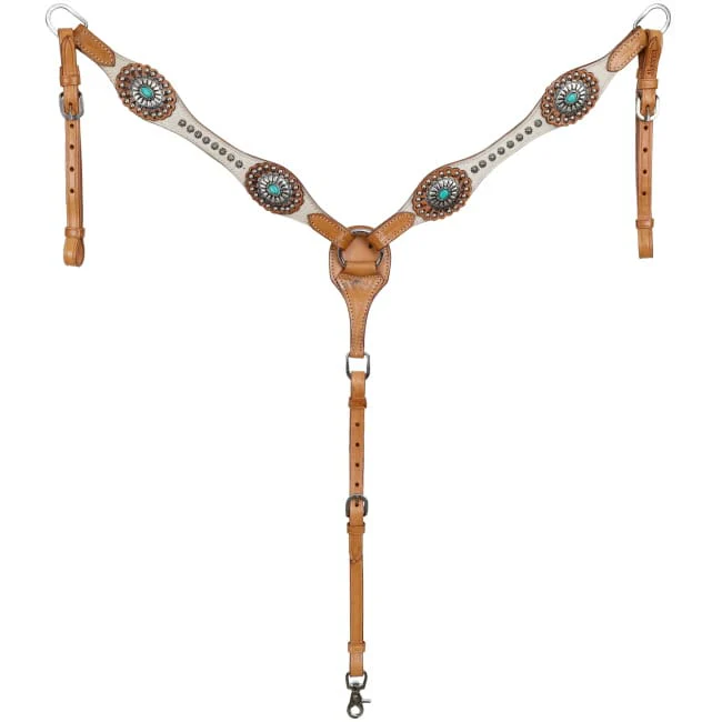 Showman Southern Belle Browband Headstall and Breastcollar Set - Image 3