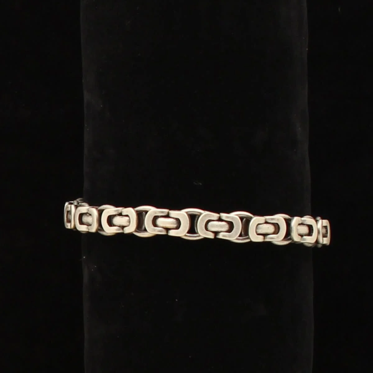 Silver Strike Bracelet ~ Antique Folded