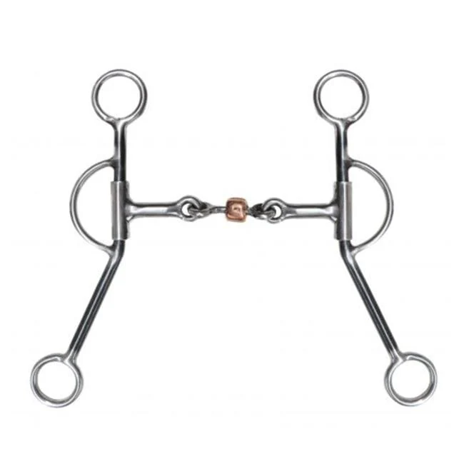 SS Training Snaffle W/Copper Dog Bone
