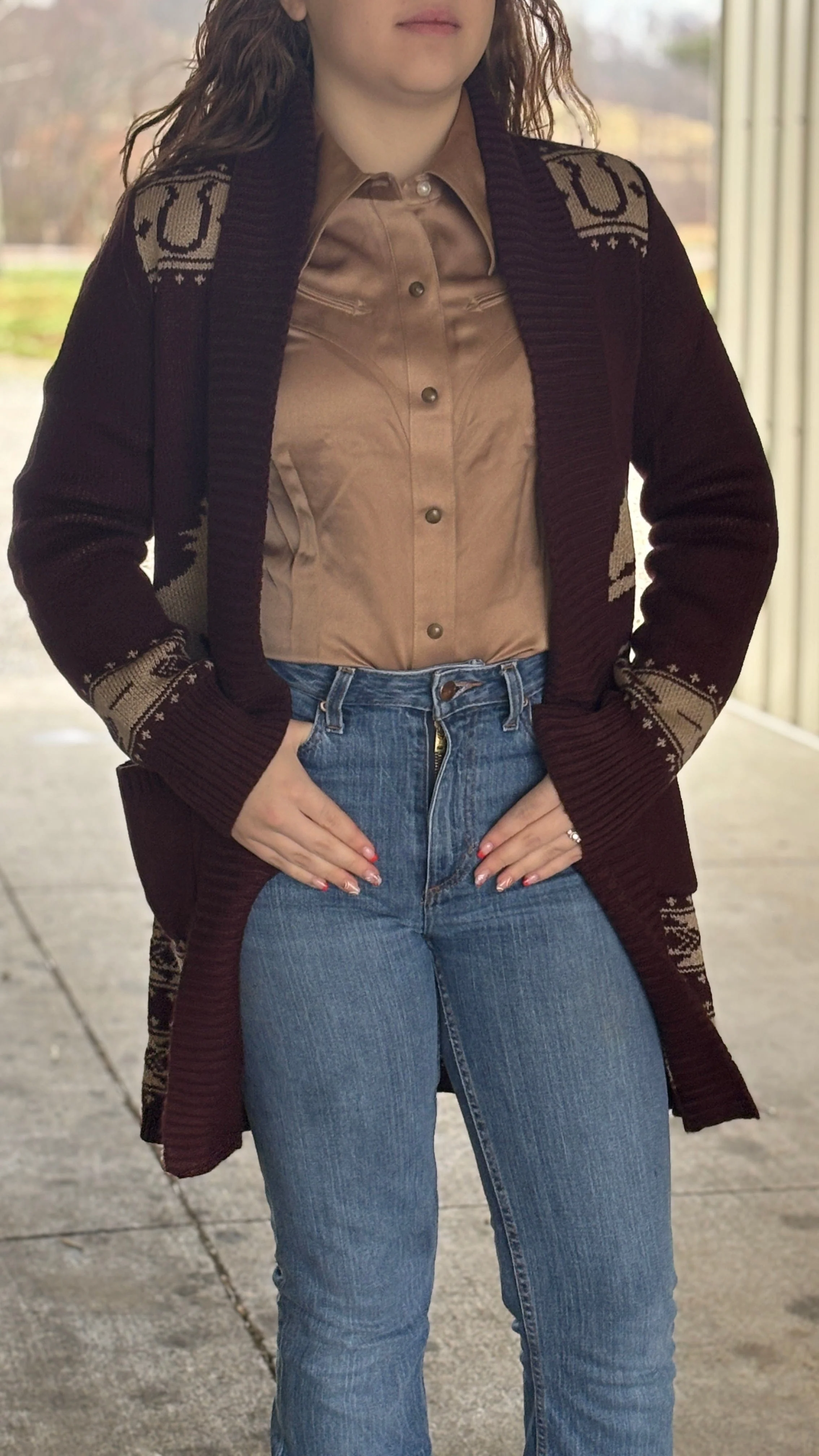 Stallion Knit Cardigan by Panhandle