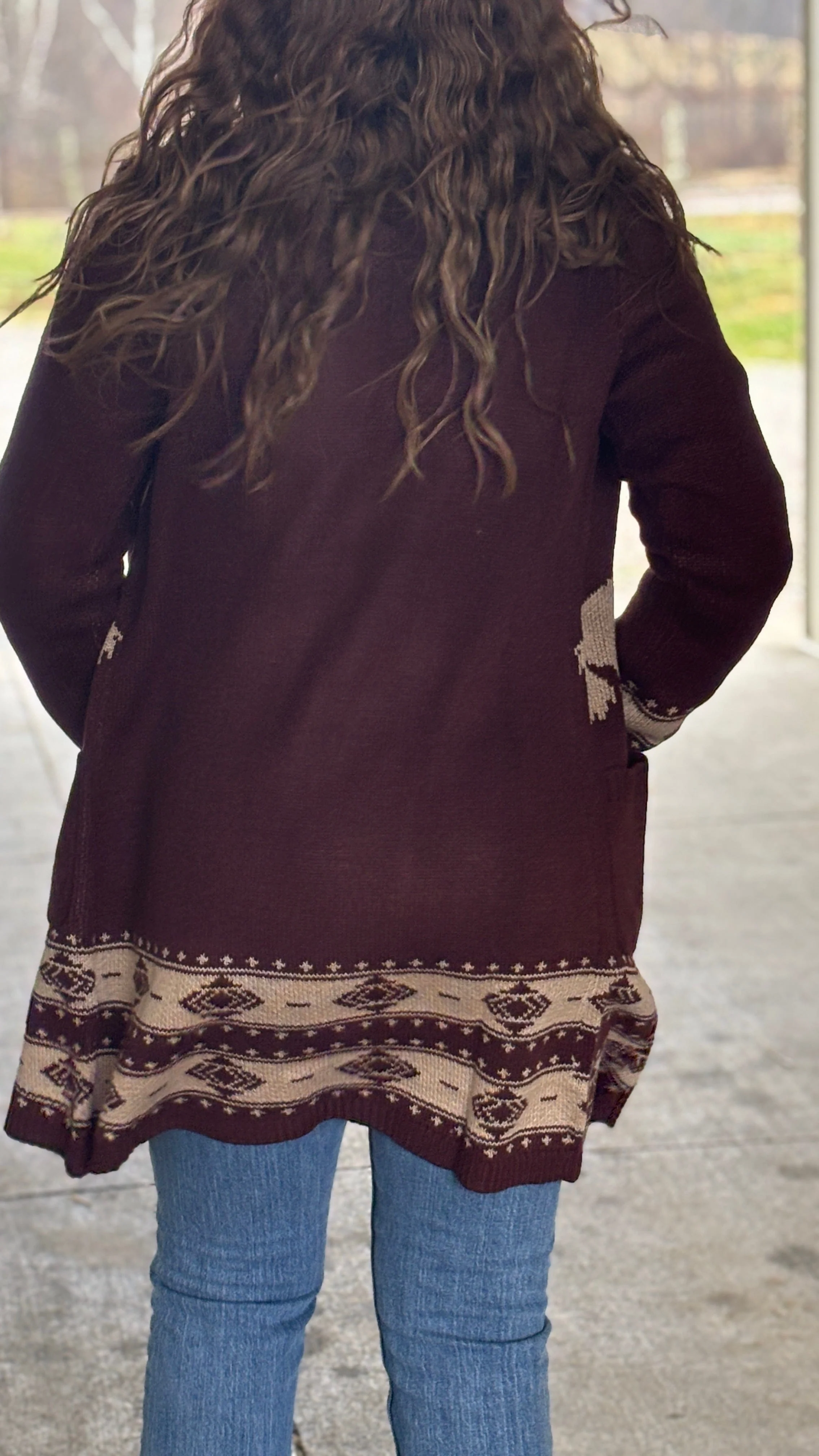 Stallion Knit Cardigan by Panhandle - Image 3